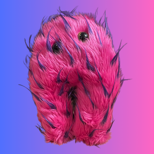 Pink & Purple Spike Fur Stuffie