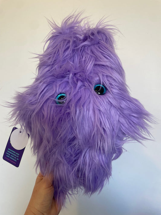 Fluffy Purple Ears Monster